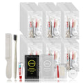 Travel Size Toiletries Kit 7 Inch Bulk Personal Hygiene Sets for Homeless 20 Pack