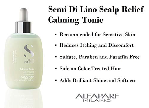 Alfaparf Milano Semi di Lino Scalp Relief Calming Tonic for Sensitive Skin