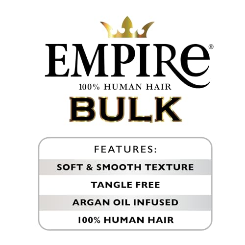Sensationnel Empire Bulk Braiding Hair 22 Inch 1B Offblack - Deep Body Texture