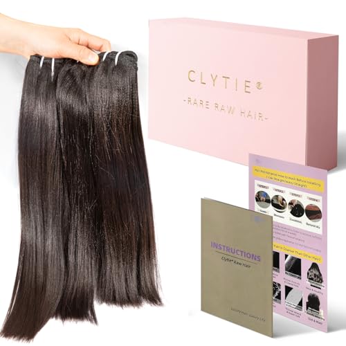 Clytie 10-Inch Yaki Straight Raw Human Hair Bundle - Lasts 5 Years