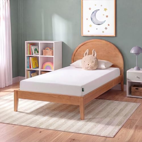 White Twin Green Tea Memory Foam Mattress 5 Inch Medium Firm Zinus