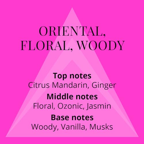 Neon Pink Women's Perfume - Vibrant Floral Woody EDP Spray 3.4 oz