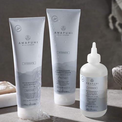 Awapuhi Wild Ginger HydraSoft Conditioner 33.8 Fl Oz - For All Hair Types, Especially Dry & Frizzy