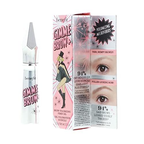 Benefit Gimme Brow + Volumizing Eyebrow Fiber Gel Bundle (Neutral Light Brown, 0.1oz, 2-Pack) (2 Items)