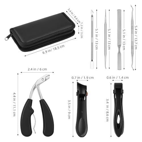 7-in-1 Podiatrist Toenail Clipper Set for Seniors & Thick Nails - Variation 3