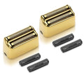 2 Pack Gold Shaver Replacement Foil Compatible with BaByliss FXFS2G/FXFS2 - Double Layer, Precise Cutters