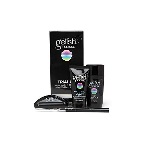Gelish PolyGel¢ç Brand Nail Enhancement Trial Kit ? Lightweight, Strong, Odor-Free Hybrid Nail Enhancement, No Airborne Dust, Fast Application for Professional Salon Use (PolyGel Trial Kit)