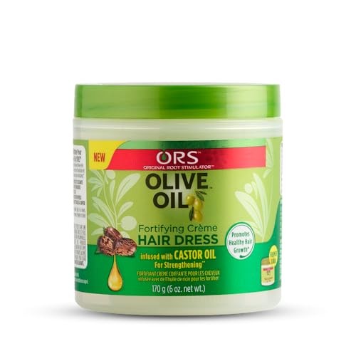 ORS Olive Oil Hold & Shine Wrap Set Mousse Infused with Coconut Oil - Fortifying Creme Hairdress infused with Castor Oil - Nourishing Exotic Scalp Oil with Babassu Oil - Bundle