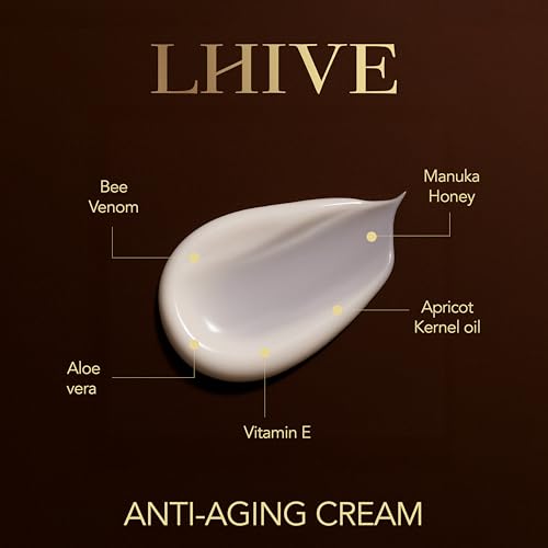 Bee Venom Face & Neck Cream - Anti-Aging Moisturizer with Manuka Honey & Squalane, 1.7 oz