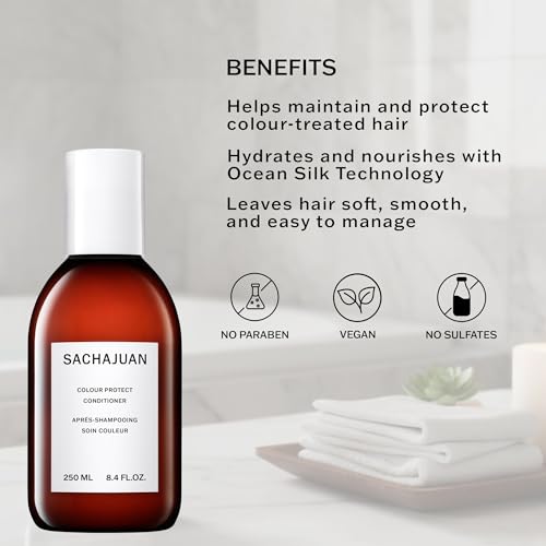 SACHAJUAN Colour Protect Conditioner 8.45 oz Hydrates & Detangles - Vegan & Cruelty-Free