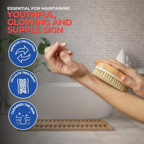 Yerba Prima Tampico Skin Brush Pack of 2 Natural Vegetable Fiber Exfoliating Brush