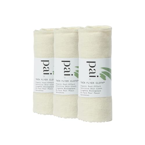 Dual-Effect Face Cloth 3 Pack - Organic, Vegan, Sensitive Skin