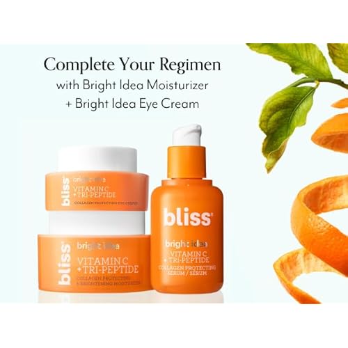 Bliss Tinted Mineral Sunscreen SPF 30 & Vitamin C Moisturizer Bundle - Block Star Lightweight Face Sunscreen + Bright Idea Glow-Boosting Moisturizer with Vitamin C & Tri-Peptides
