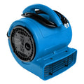 MOUNTO 1/5hp Air Mover Blower Fan for Carpet & Floor Drying - Blue