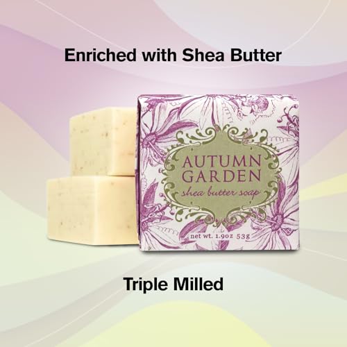 Greenwich Bay Mini Botanical Soap Bars ? 12 Pack 1.9 oz Each ? Individually Wrapped Guest Soaps for Airbnb, Spa, Travel, Bath ? Travel Size Bar Soap Set, Autumn Garden