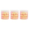 Kinky Curly Curling Custard Natural Styling Gel 8oz - Pack of 3