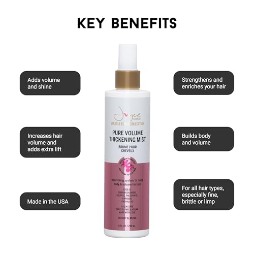 Volumizing Hair Thickening Mist - Lightweight Spray for Fine Hair, 8 Fl Oz