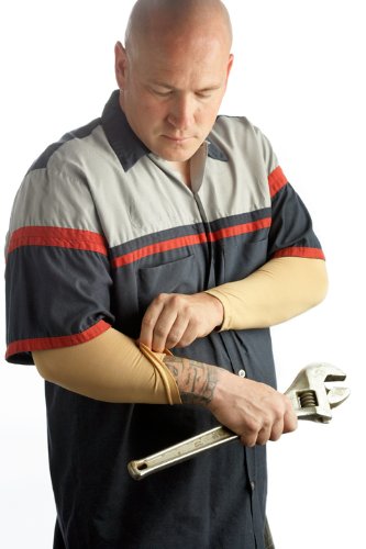 Tatjacket Tan Full Sleeve Tattoo Concealment and Care Pack - Medium (Pack of 2)
