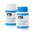 K18 Damage Shield Shampoo & Conditioner Set - Smoothing & Hair Repair, 1.8 Fl Oz x2