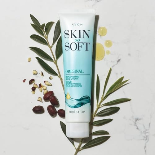 Avon Skin So Soft Original Replenishing Hand Cream 3.4 oz Pack of 5