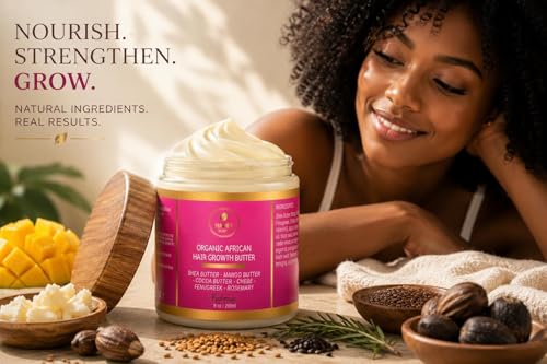 Chebe Hair Growth Butter - Ayurvedic Deep Conditioning for All Hair Types 8oz