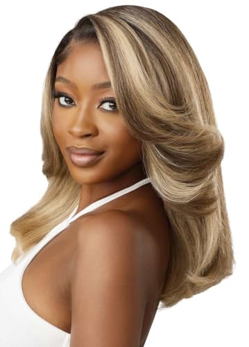 Outre Lace Front Wig 13x6 - Leomie Vanilla Cocoa Melt - Hand-Tied & Pre-Plucked