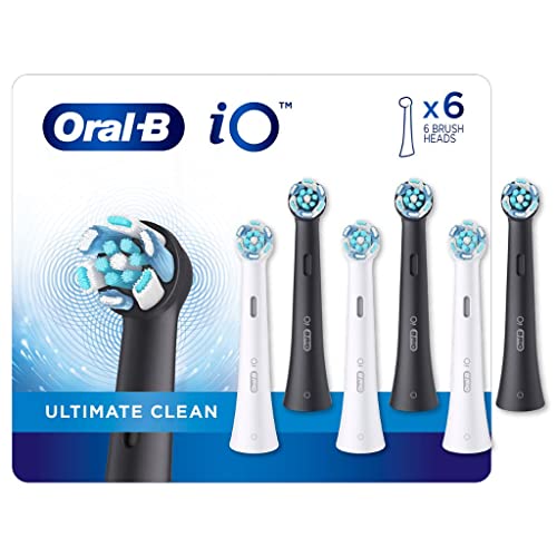Oral-B iO Ultimate Clean Replacement Brush Heads 6-Pack for Electric Toothbrush