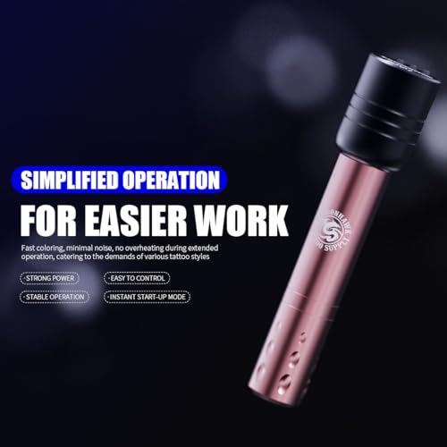 Wireless Tattoo Pen Kit for Beginners - Lightweight, Rechargeable & Cordless