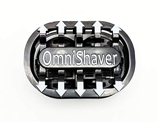 2 Pack OmniShaver Bald Head & Body Razor - Black, Self-Cleaning, Fast Shave