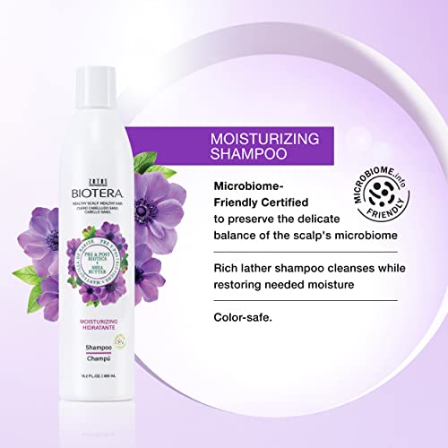 Biotera Moisturizing Shampoo & Conditioner Set 15.2 Fl Oz for Dry Fine Hair - Coconut Shea