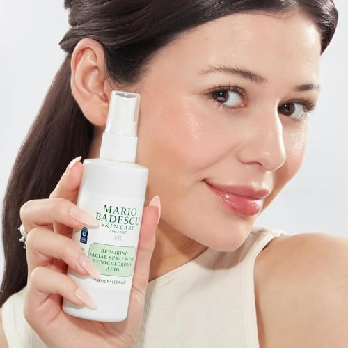 Hypochlorous Acid Facial Spray with Aloe Vera - 4 Fl Oz Pack of 2, Soothes Irritated Skin