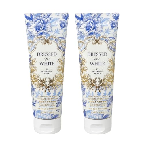 Dressed In White Hydrating Body Cream Set - 8 Oz Pack of 2