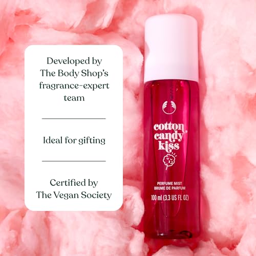 The Body Shop Cotton Candy Kiss Fragrance Mist 3.3 Fl Oz - Sweet Perfume Spray