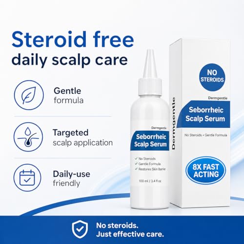 Dermgentle Seborrheic Scalp Serum - Fast-Acting Relief for Redness & Dermatitis, 1 Pack