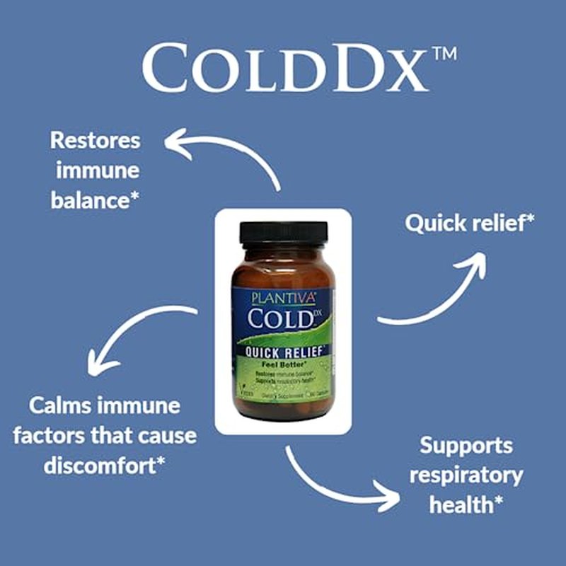 ImmuneDx + ColdDx Herbal Formulas (60 ct Bottles) Immune Support Bundle 2CT