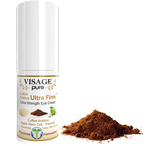 Caffeine Ultra Firm Eye Cream -Powerful Hydrating, Softening, and Firming Eye Cream. Fights Wrinkles, Puffiness, and Dark Circles - Organic - Physician Formulated - Research Supported