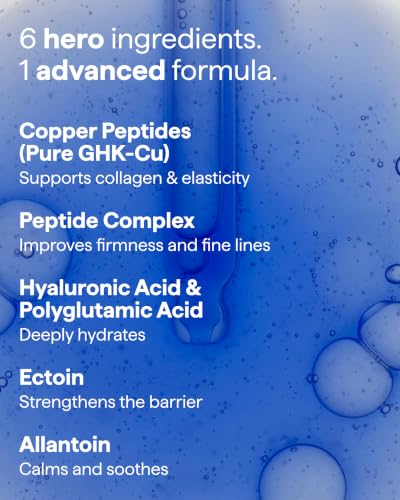 Remedy Science Copper Peptide Complex Firming Serum for Skin Elasticity