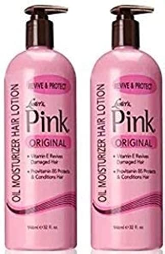 Luster's Scurl Pink Oil Moisturizer Hair Lotion 32oz - Pack of 2