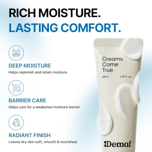 De:maf Demaf Squalane Barrier Repair Face Cream 1.7 Fl Oz - Hydrating Gel-Cream