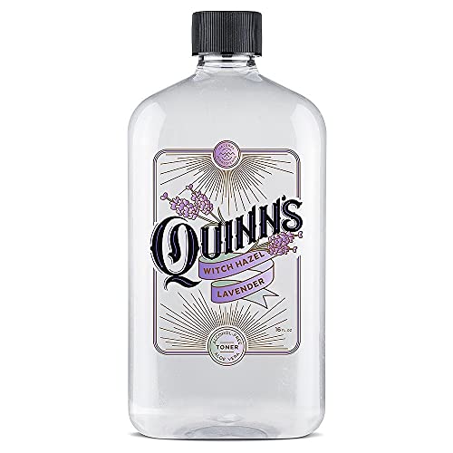 Quinn's Pure Castile Organic Unscented Liquid Soap 32 oz Alcohol Free Lavender Witch Hazel with Aloe Vera 16oz