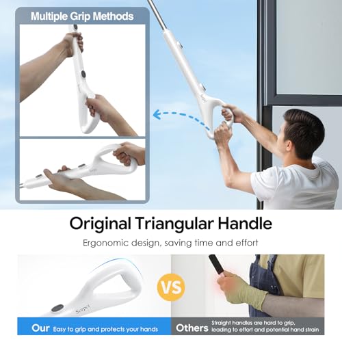 Electric Spin Scrubber,2026 New Cordless Cleaning Brush,Shower Cleaning Brush with 7 Replaceable Brush Heads, Power Scrubber 3 Adjustable Speeds,Detachable Long Handle & IPX7 Waterproof