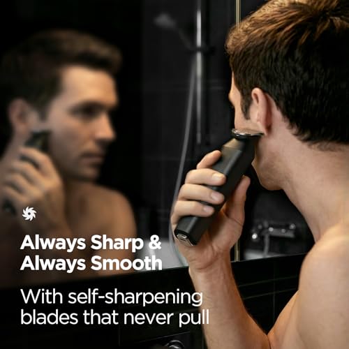 Yineel HC600 Beard Trimmer for Men, All-in-One Cordless Grooming Kit, Waterproof Electric Razor & Hair Clipper for Face Mustache Body Nose Hair Trimming, Precision Blades, Gifts for Men Barber