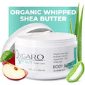 Whipped Body Butter with Shea, Aloe Vera & Peptides - Organic Moisturizer for Dry Skin
