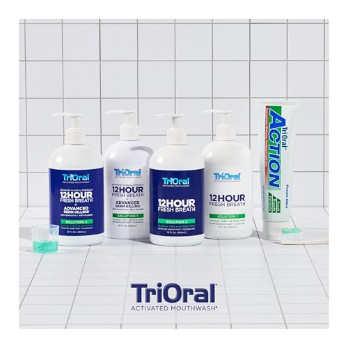 12-Hour Fresh Breath Mouthwash System Mint 2-Bottle Set - Adult Oral Care