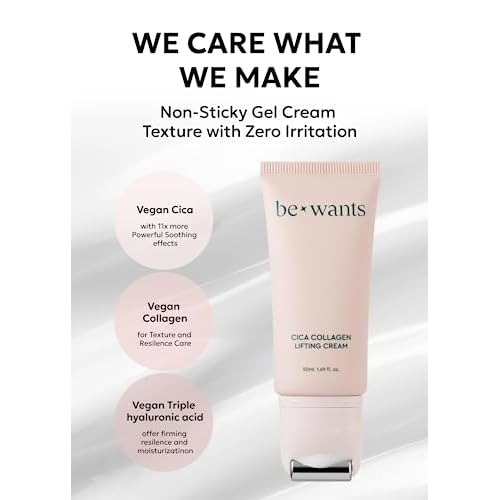 [K-Beauty] bewants Cica Collagen Lifting Cream(1.7 fl oz) and Phyto Collagen Roll-On Eye Cream