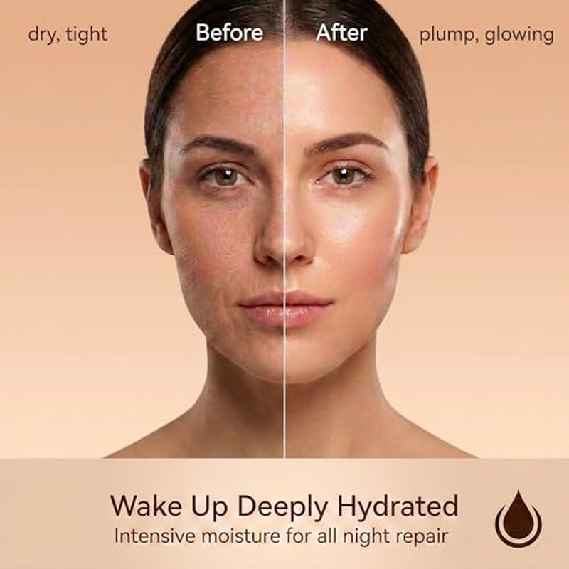 Intensive Moisturizing Starry Night Cream ? Night Moisturizer with Caviar & LARVOGEN¢â Bio Oil, Anti-Wrinkle for Women ? Rejuvenate, Hydrate, & Illuminate for All Skin Types ? 50g