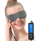 Heated Eye Mask for Relaxation & Eye Comfort - Adjustable Temperature & Washable Cotton
