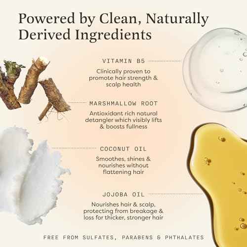 The Earthling Co. Shampoo & Conditioner Bar Set - Promote Hair Growth, Strengthen & Volumize All Hair Types - Paraben & Sulfate Free Formula with Natural Ingredients for Dry Hair (Vanilla Coconut)
