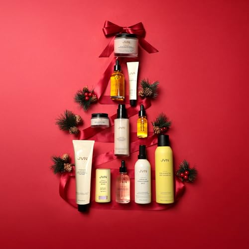 JVN Hair Care Set - Scalp Oil, Air Dry Cream & Repair Serum for Frizz & Heat Protection