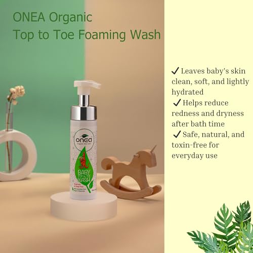 Onea Organic Skincare Baby Gift Pack - Daily Care Baby & Mommy - Newborn Babies Set - Moisturizer & Massage Oil - Paraben & Sulphate Free - for New and Expecting Moms
